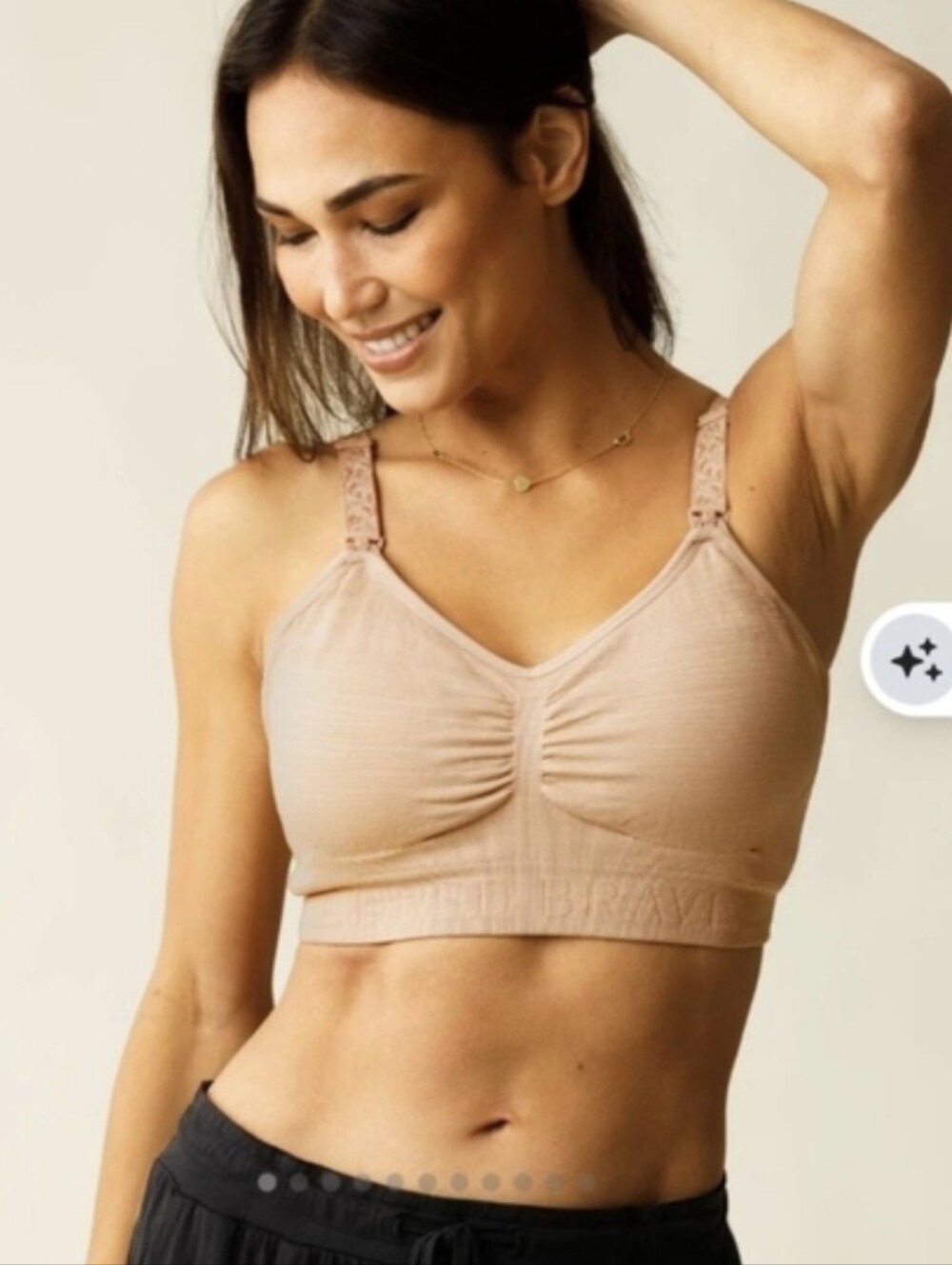 Kindred Bravely Nude Seamless Nursing Bralette
